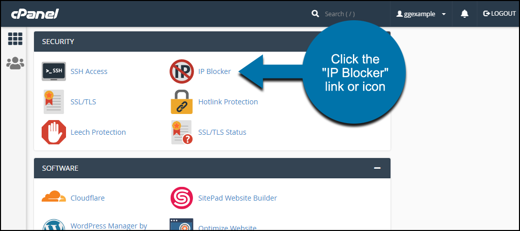 cPanel inaccessible. Reasons for IP block
