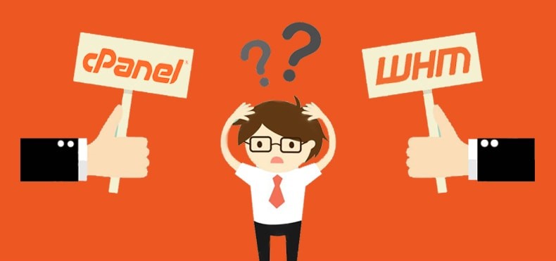 Difference between cPanel and WHM